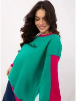 Mikina EM BL 983.10X tyrkysová