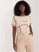 Tričko NM TS DDD654.60 béžová Tričko NM TS DDD654.60 béžová