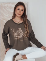 Dámská halenka LOVEGLOW tmavě hnědá FashionStreet RY2698