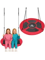 ZAHRADNÍ HOUPAČKA ČAPÍ HNÍZDO 110CM XXXL ČERVENÁ