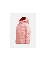 Dětská péřová bunda PEAK PERFORMANCE Jr Helium Down Hood Jacket, růžová barva Dětská péřová bunda PEAK PERFORMANCE Jr Helium Down Hood Jacket, růžová barva