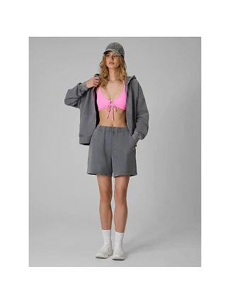 Dámská mikina s kapucí v oversize střihu 4F 4FRSS26TSWSF3189-27S Dámská mikina s kapucí v oversize střihu 4F 4FRSS26TSWSF3189-27S