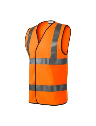 Unisex reflexní vesta HV Bright (fluorescenční oranžová)