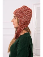 Dámská klapka na uši Jana K314 červená
