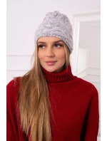 Fleecová čepice Edyta K298 šedá Fleecová čepice Edyta K298 šedá