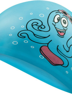 AQUA SPEED Plavecká čepice Kiddie Octopus Blue Pattern 02