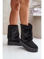 Dámské sněhule 24BT30-8021 model 202195 Černá - NEWS