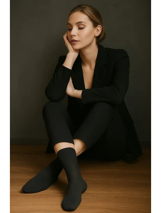 Cerber 0701 dámské netlačené bambusové ponožky krátké 36-42