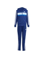 Dětské tepláky adidas Seasonal Essentials Tiberio 3-Stripes French Terry navy blue JI6035