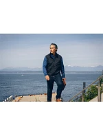 Cutter & Buck Pemberton Hybrid Vest M Pánská hybridní vesta 68.1496 dark navy