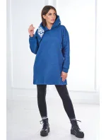 Zateplená mikina s kapucí z džínoviny Zateplená mikina s kapucí z džínoviny