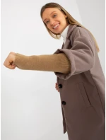 Dámský kabát TW CZ BI 2021799.51 hnědá - FPrice