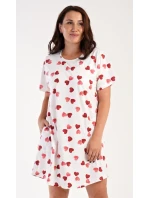 Dámské domácí šaty s krátkým rukávem Valentýna