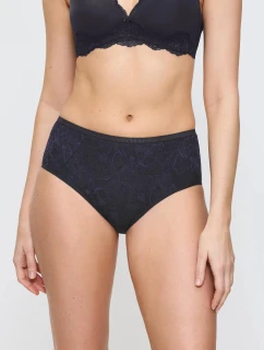 Dámské kalhotky Amourette Charm T Maxi 02 - černomodré 00JO - TRIUMPH