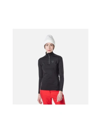 Rossignol W Classique 1/2 Zip mikina černá
