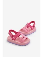 Dětské vonící sandálky Na suchý zip ZAXY LL385027 Růžové