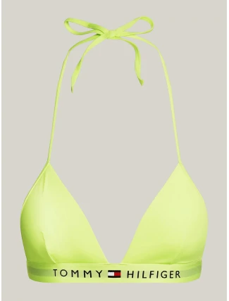 Dámská plavková podprsenka UW0UW04109 LT3 neon. žlutá - Tommy Hilfiger Dámská plavková podprsenka UW0UW04109 LT3 neon. žlutá - Tommy Hilfiger