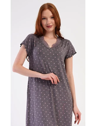 Dámská noční košile s krátkým rukávem Samanta
