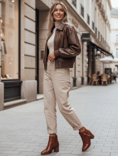 Dámské velbloudí kozačky na podpatku FashionStreet ZY1317