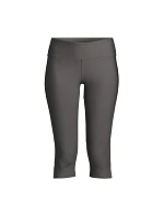 Dámské tréninkové legíny CASALL Capri Slit Regular Waist Tights, šedá barva Dámské tréninkové legíny CASALL Capri Slit Regular Waist Tights, šedá barva
