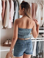 Dámský korzetový top GORSETORA modrý FashionStreet RY2826 Dámský korzetový top GORSETORA modrý FashionStreet RY2826