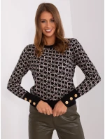 Jumper AT SW 2342.46P černý a béžový