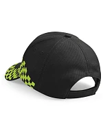 Beechfield B 159 5 panelová kšiltovka "Grand Prix" 53.0159 black/lime green Beechfield B 159 5 panelová kšiltovka "Grand Prix" 53.0159 black/lime green