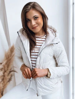 Dámská bunda FLUFFY bílá FashionStreet TY3582