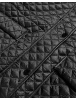 Černá dámská oversize bunda pro přechodné období (ag6-27) Černá dámská oversize bunda pro přechodné období (ag6-27)