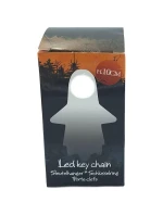 PŘÍVĚSEK DEKORATIVNÍ DUCH VEDL ČERVENÉ OČI