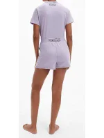 Dámský kraťasový set - QS6804E 10B- fialová - Calvin Klein Dámský kraťasový set - QS6804E 10B- fialová - Calvin Klein