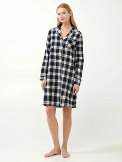 Vamp - Flanelová noční košile 21703 - Vamp