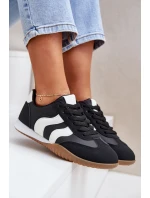 Klasické Dámské Tenisky Z Eko Kůže Černé Maretina