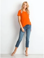 Tričko RV TS 4838.51P tmavě oranžová