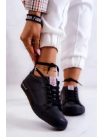 Dámské nízké tenisky Cross Jeans JJ2R4054C černá