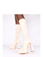 Kozačky na podpatku  model 221355 Solea