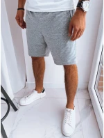 Pánské krátké teplákové šortky světle šedé FashionStreet SX2282