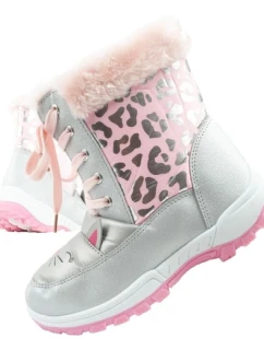 Leomil dětské zimní sněhové boty kitten kožešina teplé pro dívky