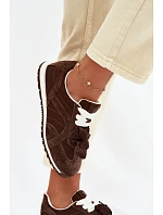 Kožené tenisky Vinceza Dámské 86427 Čokoládové