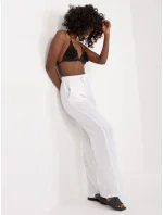 Kalhoty D70032M62242A1 bílé