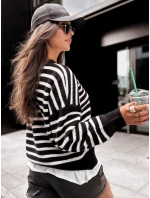 Dámský svetr BREEZY black FashionStreet MY1989 Dámský svetr BREEZY black FashionStreet MY1989