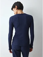 Versatile Rib Top LSL - Blue - TRIUMPH Blue - TRIUMPH Versatile Rib Top LSL - Blue - TRIUMPH Blue - TRIUMPH