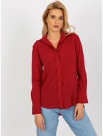 Dámská košile LK KS 508148.12P kaštanová - FPrice Dámská košile LK KS 508148.12P kaštanová - FPrice