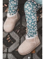 Dětské zateplené sněhule Béžová Nallita