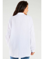 Košile s dlouhým rukávem M264 bílá - Infinite You