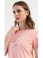 Dámské pyžamo šortky Motýlci Dámské pyžamo šortky Motýlci