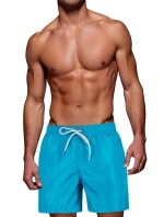 Pánské šortky světle modré FashionStreet SX2541 Pánské šortky světle modré FashionStreet SX2541