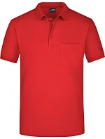 Daiber JN 922 Piqué polo s náprsní kapsou 02.0922 red Daiber JN 922 Piqué polo s náprsní kapsou 02.0922 red