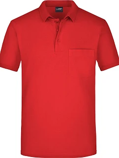 Daiber JN 922 Piqué polo s náprsní kapsou 02.0922 red