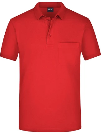 Daiber JN 922 Piqué polo s náprsní kapsou 02.0922 red Daiber JN 922 Piqué polo s náprsní kapsou 02.0922 red